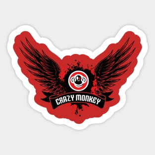 Crazy Monkey Freedom Sticker